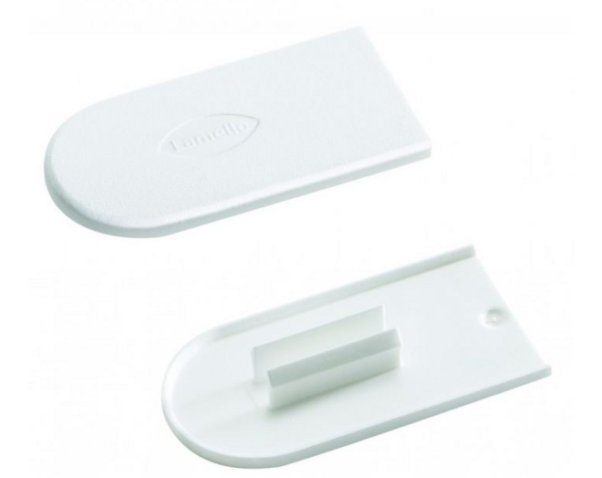 Cabineo afdekkappen, 2000 stuks, ral 9010, zuiver wit