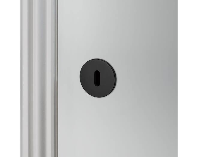 Escutcheon Plate/Traditional Profile/Welders Black