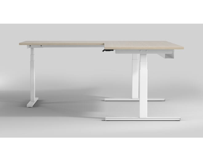 De Milano Hoek. Kleur: Wit RAL9016.