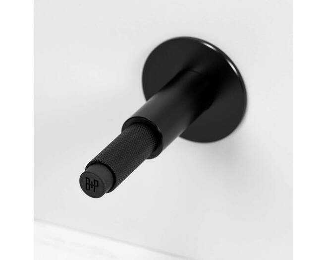 Door Stop/Wall Mounted/Black