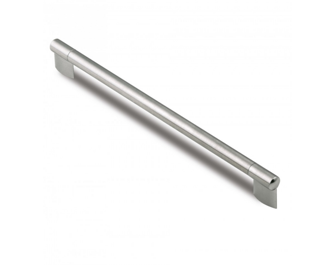 Greep geborsteld RVS lengte 190mm dikte 14mm hoh 160mm