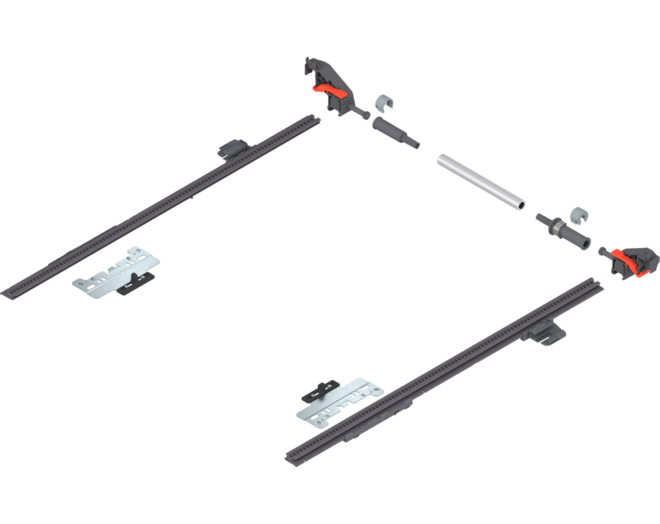Merivobox stabiliseringsset, NL tot 400mmKleur: R7037