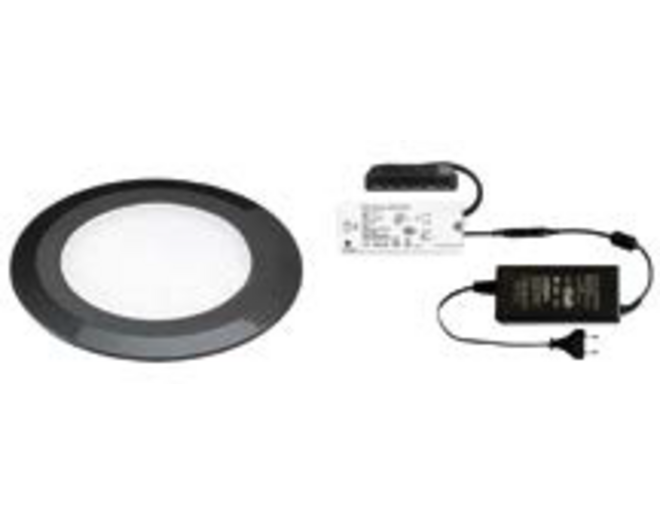 2x Date zwart 12V + MC-Easy + Driver 24W