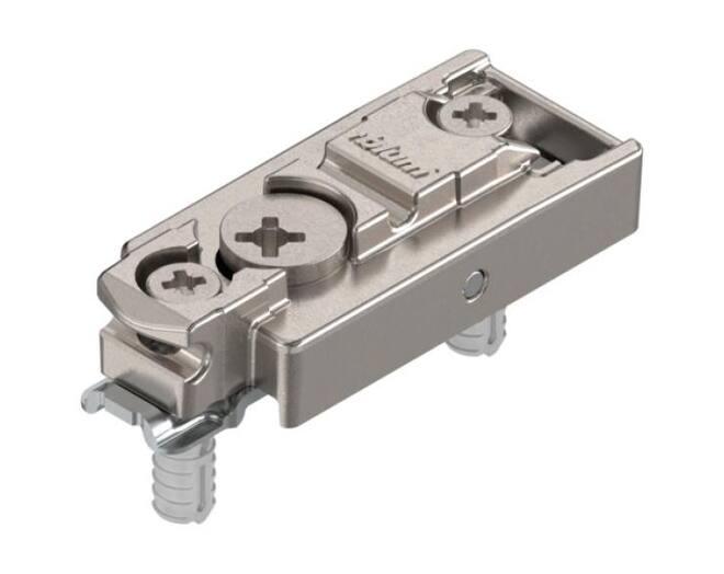 Montageplaat excentrisch verstelbaar, 3mm