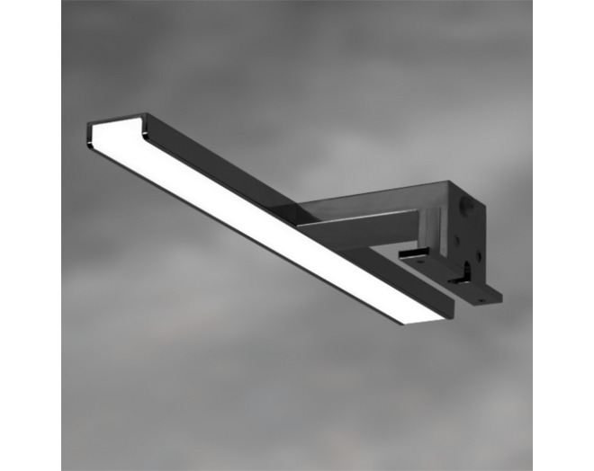 Aalto zwart badmeubellamp; 5W-230V ±3000K