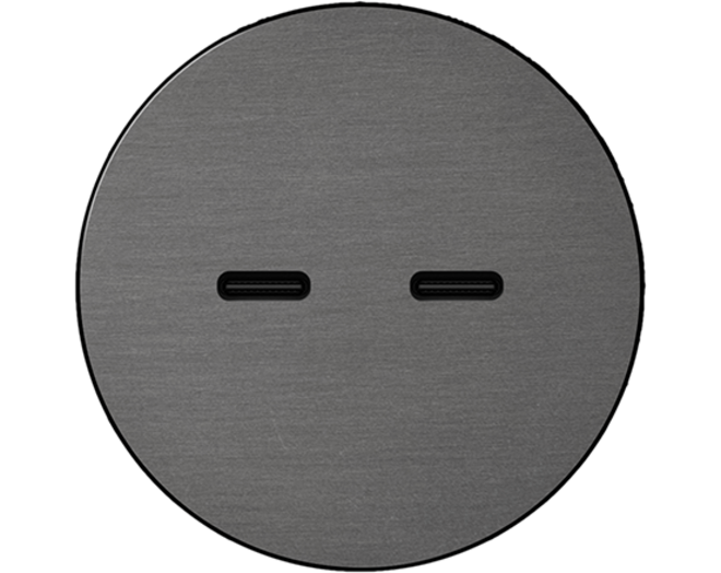 Rond 2.0 USB-C 2X (30W) - t.less - canon de fusil dark