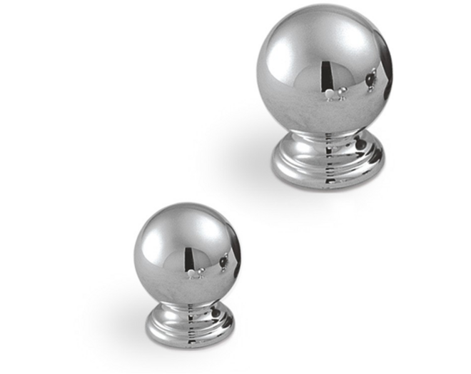 Knop METAL 835 mat chroom 24mm