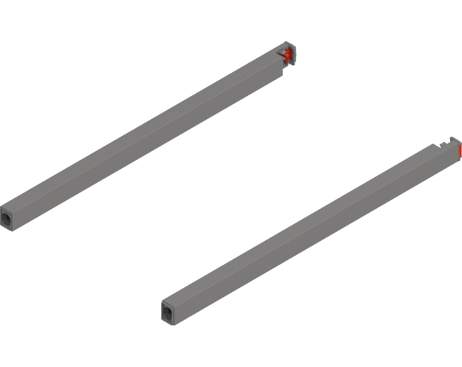 Reling L+R voor Merivobox, 350mm Indiumgrijs