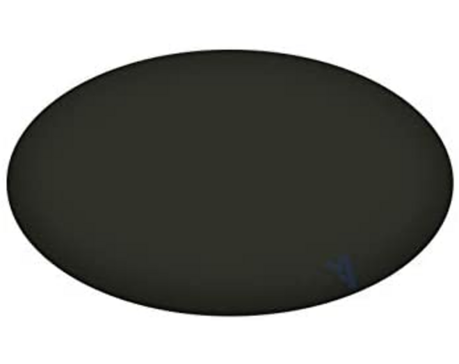 Afdekkap 20mm zwart zelfklevend, 15 stuks per vel