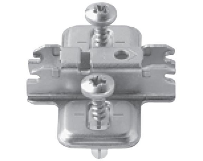 Kruismontageplaat EXPANDO 3mm verdikt, met spreidplug