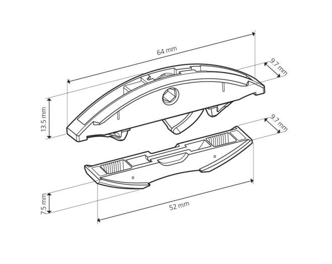 Clamex P-14 Flexus 1000 paar