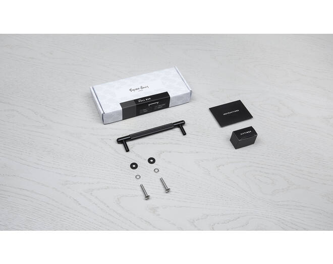 Pull Bar/Linear/Small 150Mm/Black