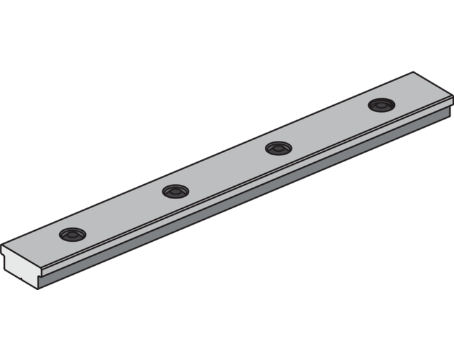 Spaceship bovenrail verbindingsprofiel, lengte 100mm
