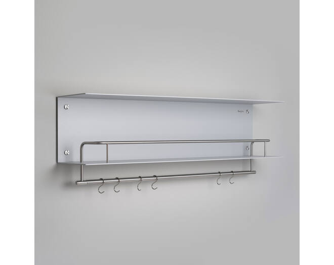 Hanger Shelf/Stone/Steel
