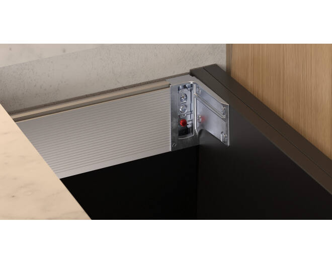 Kastophanger LIBRA H7 rechts, voor alu profiel, om te schroe