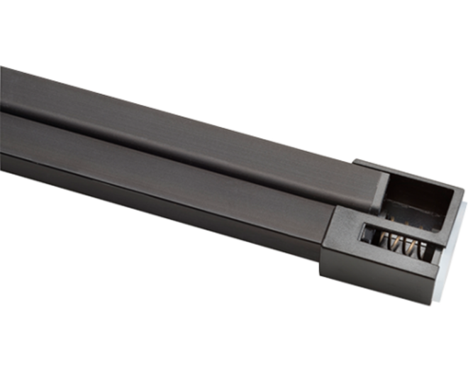 Baski-SF SHE 24V mat zwart links + Rechts voor kast 1200mm