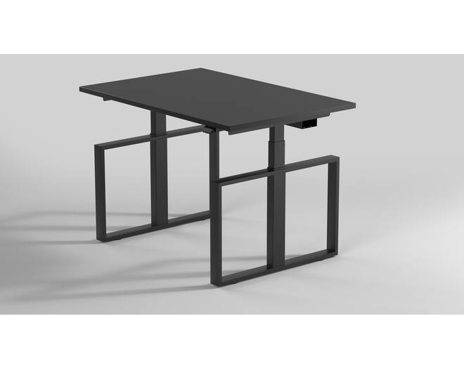 Square Enkel HS zwart inclusief frame 1000-1500mm.