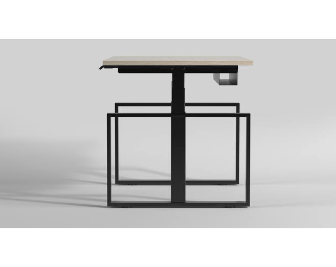 Square Enkel HS zwart inclusief frame 1000-1500mm.