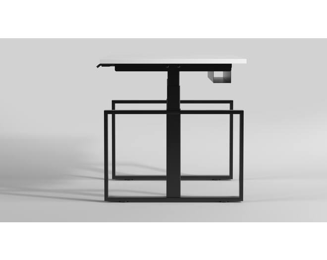 Square Enkel HS zwart inclusief frame 1000-1500mm.