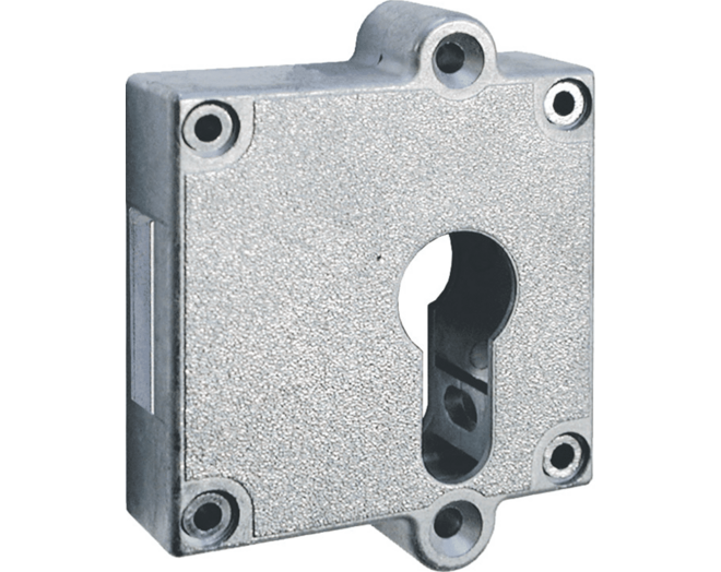 Oplegslot  40mm voor profielcilinder, met schroefogen