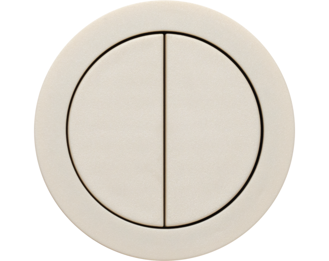 Rond 2.0 Push button 4X- s. trim - basic cream