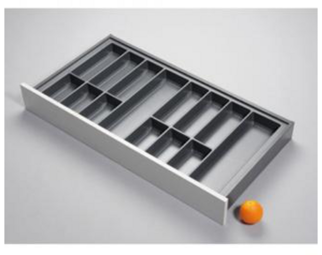 Bestekindeling LEGRA, Antraciet, C100, D 50 wd18