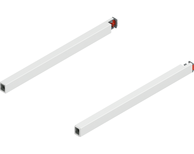 Reling L+R voor Merivobox, 300mm zijdewit