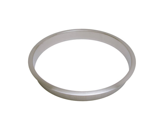 Afvaldoorlaat rond RVS mat, boormaat 278mm, geen deksel