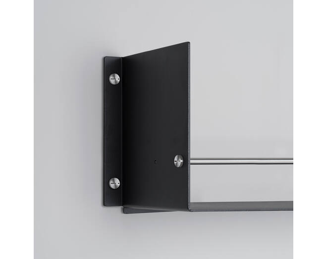 Girder Shelf/Black/Steel