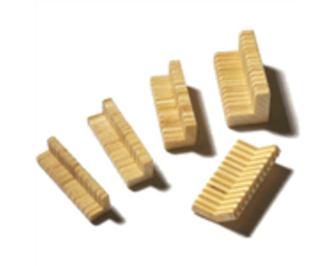 Houten verbindingshoek 5x14mm 5mm dik, per doos