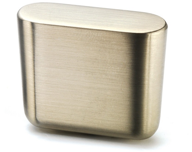 Knop MINI 817 geb. nikkel 34x14mm, hoogte 28mm