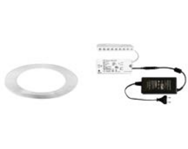 1x Atom RVS Look 24V + ZigBee ontvanger + Driver 24W