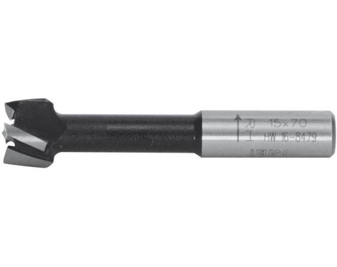 Cabineo boor ø 15mm met korte centreerpunt/HW/s10x26/gl70/rl