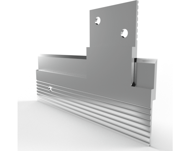 Paneelprofiel aluminium MF625 lengte1250mm, diepte 5.08mm