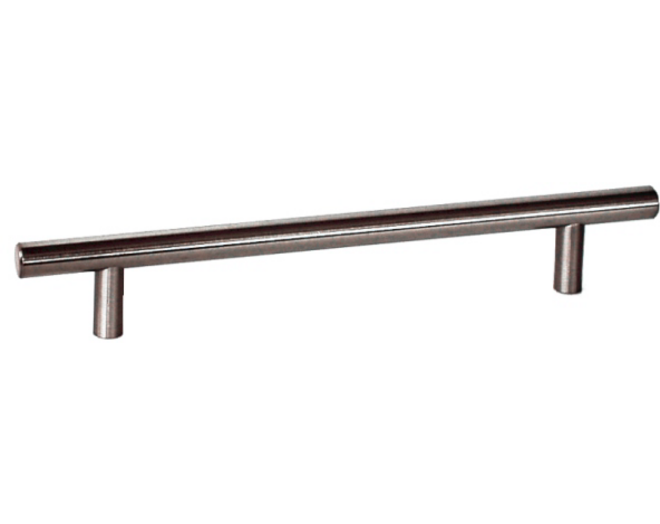 Relinggreep 12x180mm, hoh. 100mm RVS geborsteld pootjes LOS