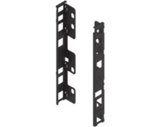 Achterwandhouderset legrabox, C-hoogte, terrazwart