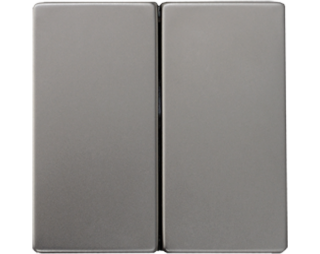 Jung 2-delige drukknop LS-990 Edelstaal