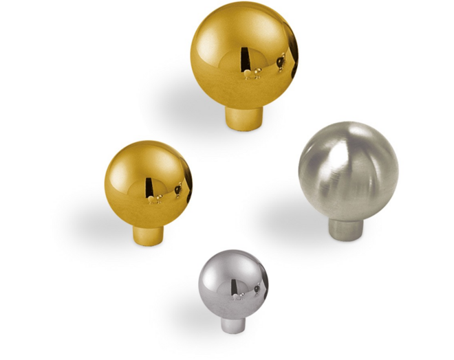 Knop METAL 832 mat chroom 28mm