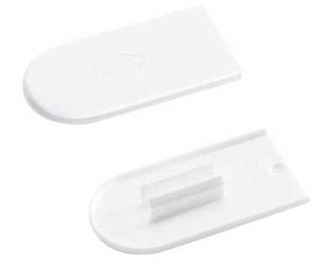 Cabineo afdekkappen, 100stuks ,ral 9003, signaalwit