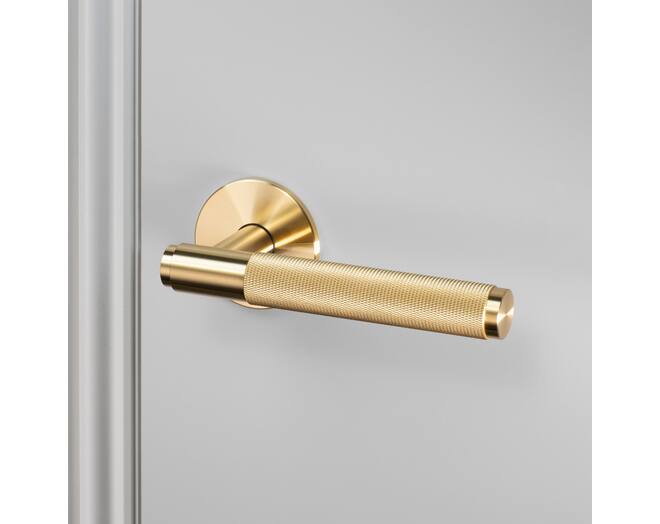 Fixed Door Handle/Single-Sided/Cross/Brass