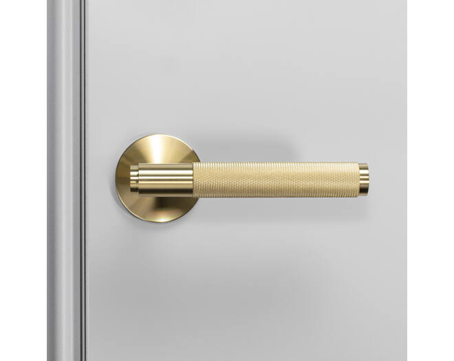 Fixed Door Handle/Single-Sided/Cross/Brass
