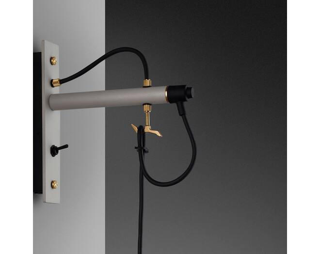 Hooked Wall Small Stone/Brass