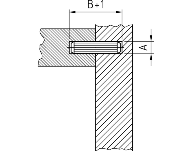 Houten duvels 10x50mm beukenhout geribbeld, DIN 68150