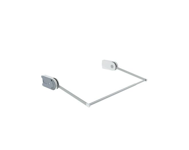 Kledinglift elektrisch zwart-daalt 70cm-kast 100-160cm br.