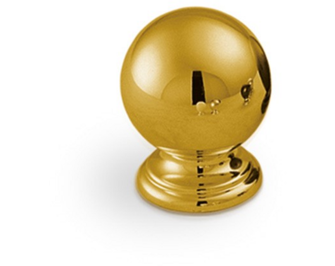 Knop METAL 835 verguld 33mm