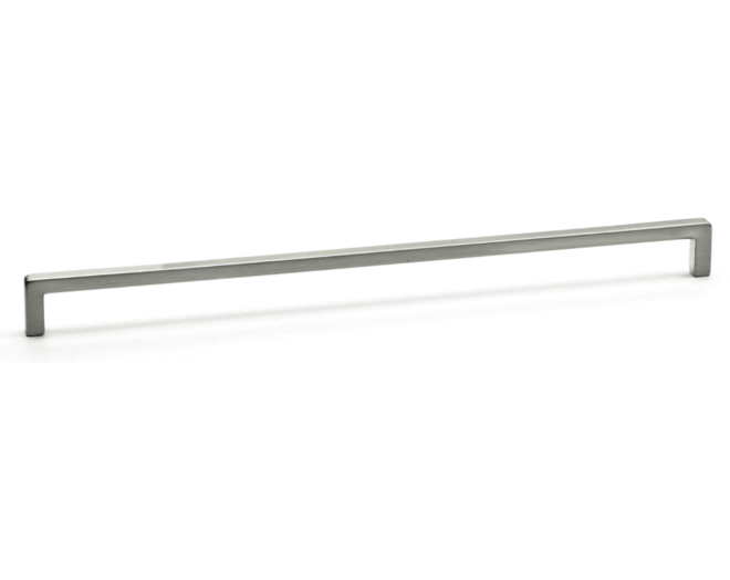 Greep 9x9mm hoh 128mm RVS look totale lengte 136mm