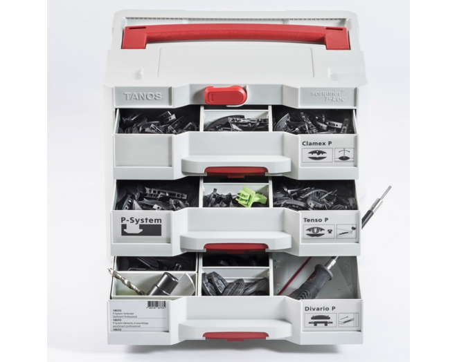Sortainer met P-system verbinderassortiment