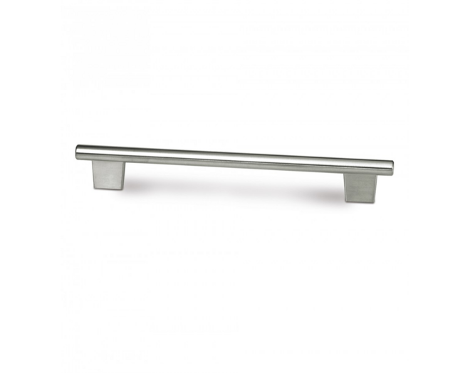 Greep METAL 728 geb. nikkel 178x12mm, hoh 128mm