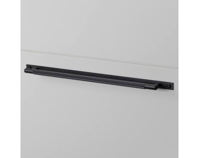 Pull Bar/Plate/Linear/Large 390Mm/Black (Non US)