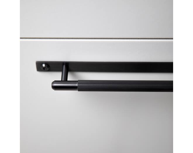 Pull Bar/Plate/Linear/Large 390Mm/Black (Non US)